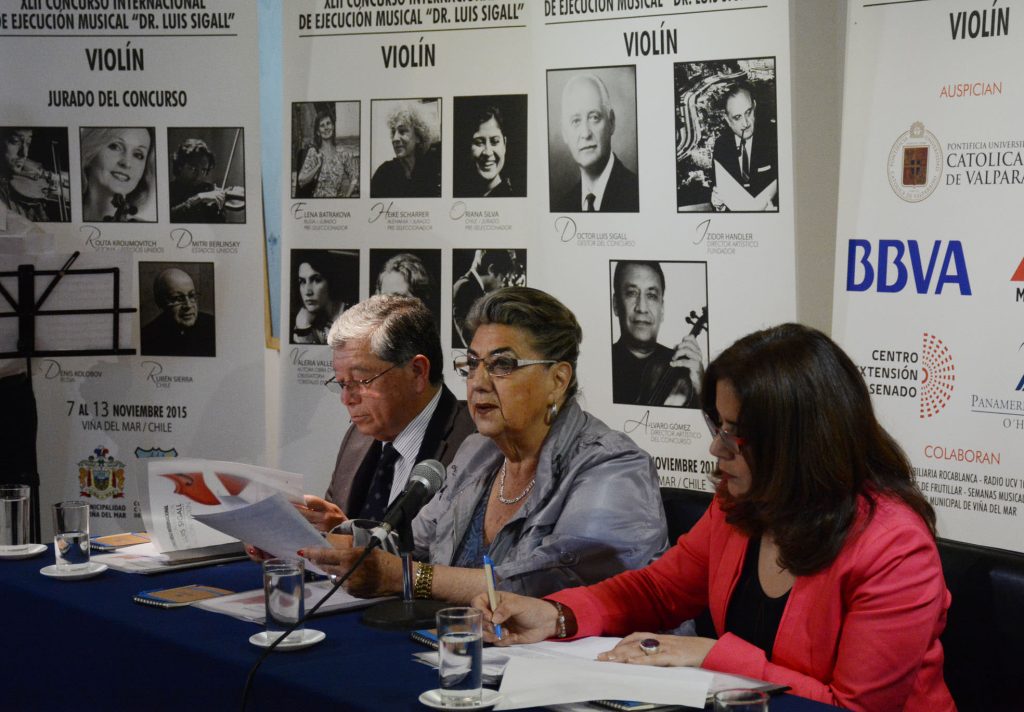 Imagen principal: Lanzamiento del LXII concurso internacional de ejecución musical “Dr. Luis Sigall” fue encabezado por alcaldesa Virginia Reginato