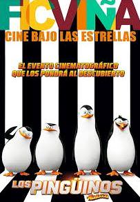En el anfiteatro Quinta Vergara se exhibirá la película “Los pingüinos de Madagascar”