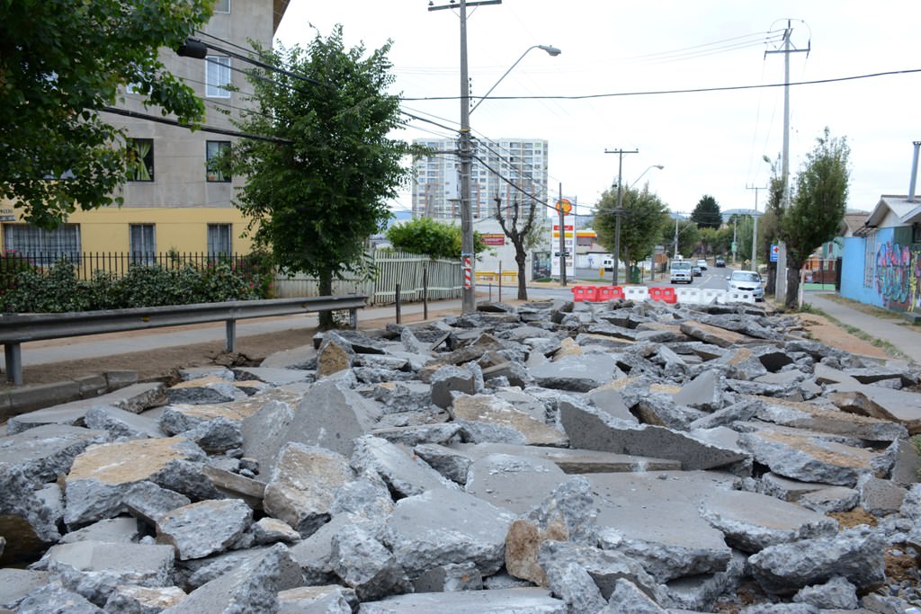 Municipio de Viña del Mar comenzó ejecución de reposición de vía estructurante de Gómez Carreño