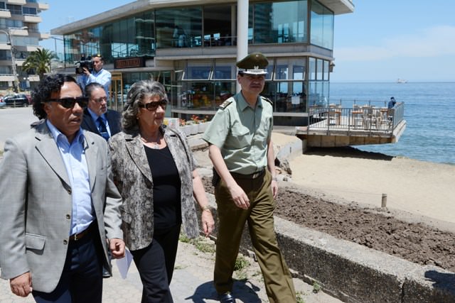 Autoridades aúnan esfuerzos para potenciar seguridad en sector turístico- gastronómico  de Viña del Mar