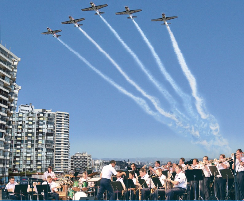 Big Band y Halcones de la FACH se presentarán en borde costero de Viña del Mar
