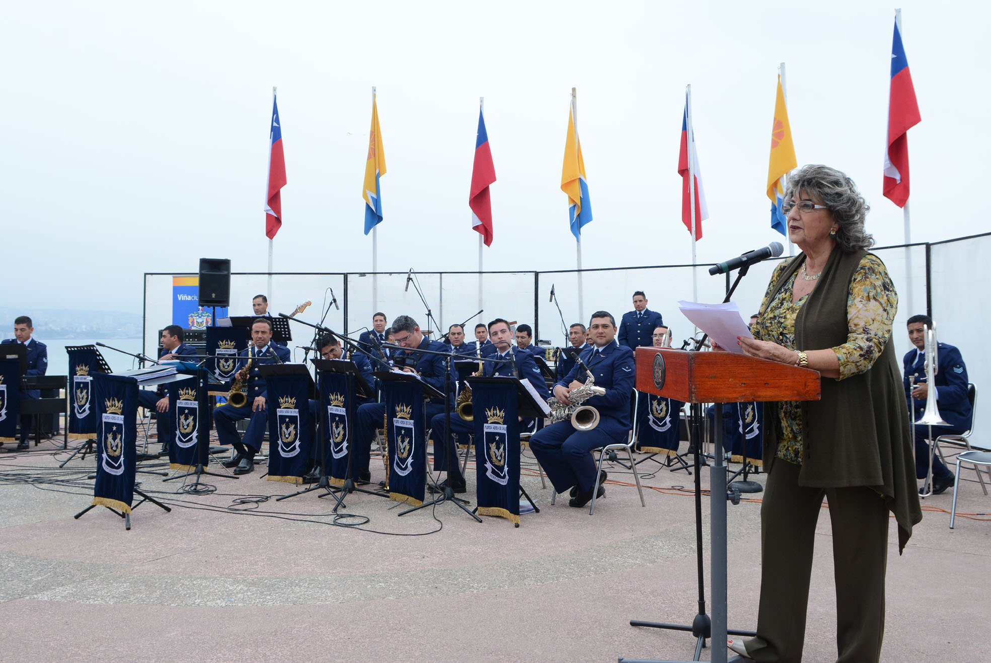 Música de excelencia se apropió del borde costero con presentación de la Big Band de la Fach