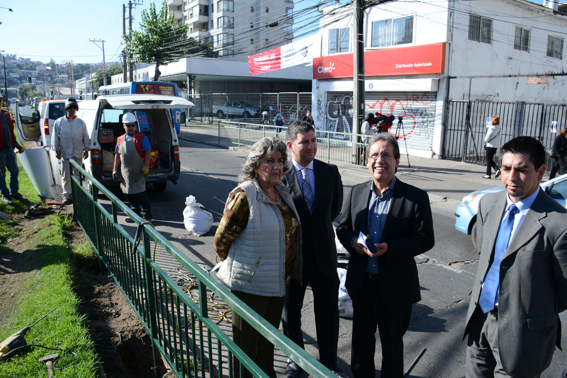 Municipio de Viña de Mar invierte $200 millones en mantener y reponer barreras peatonales