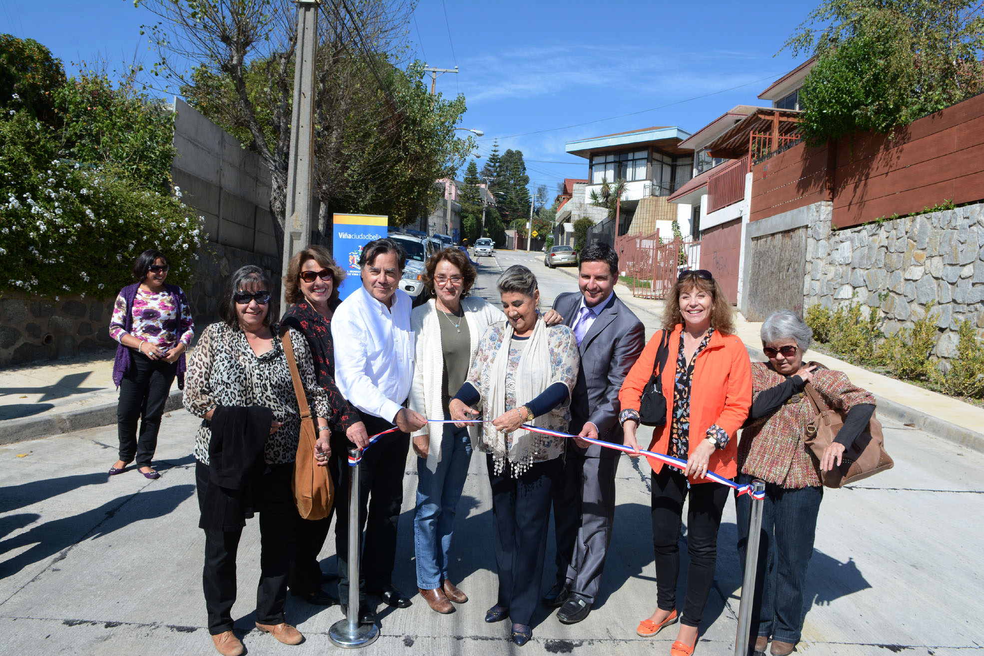 Importante vía estructurante de Viña del Mar entregó a la comunidad la alcaldesa Virginia Reginato