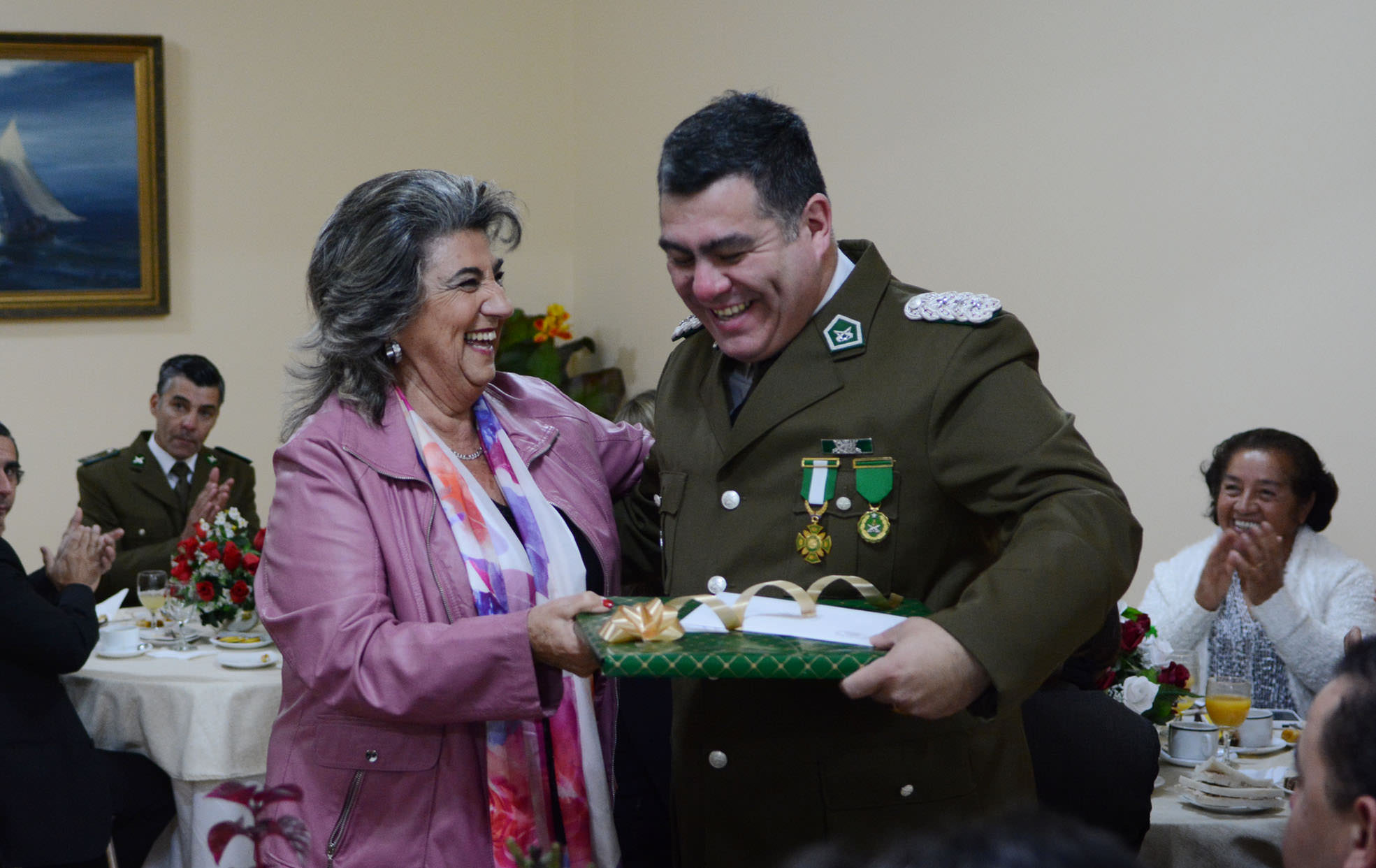 Su saludo por los 89 años de Carabineros de Chile entregó alcaldesa Virginia Reginato