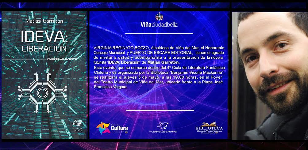 Municipalidad de Viña del Mar invita a  conversatorio con escritor Matías Garretón