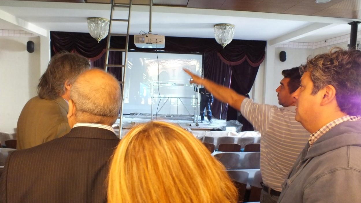 Tradicional Sala Aldo Francia del restaurado Palacio Rioja cuenta con sistema audiovisual de última generación