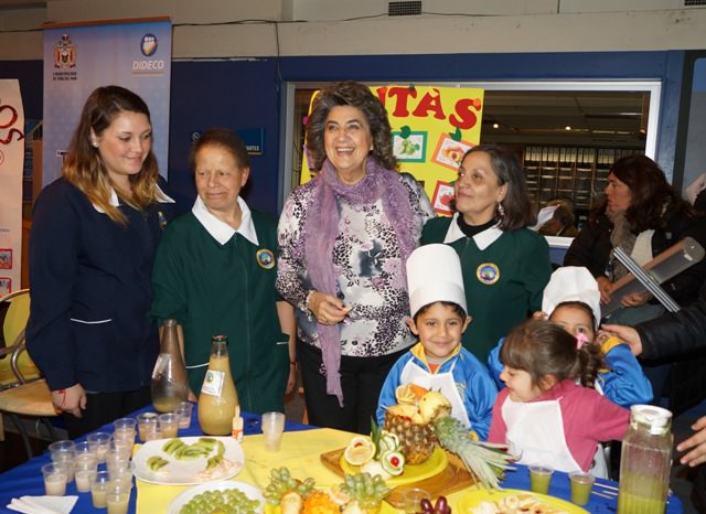 Una interactiva muestra de alimentación saludable realizaron jardines infantiles de Viña del Mar