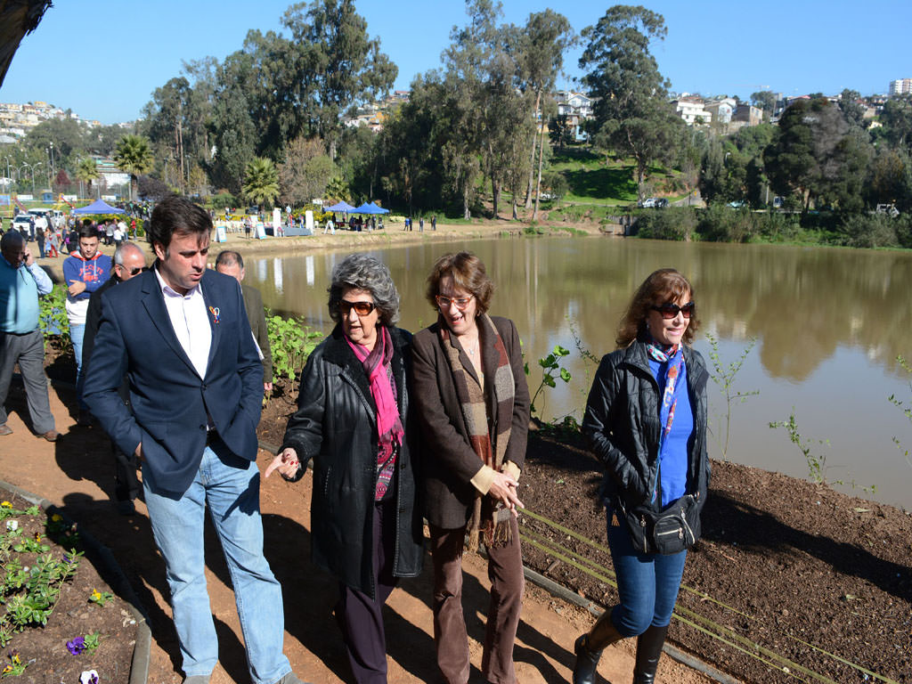 Alcaldesa Virginia Reginato, tranque forestal