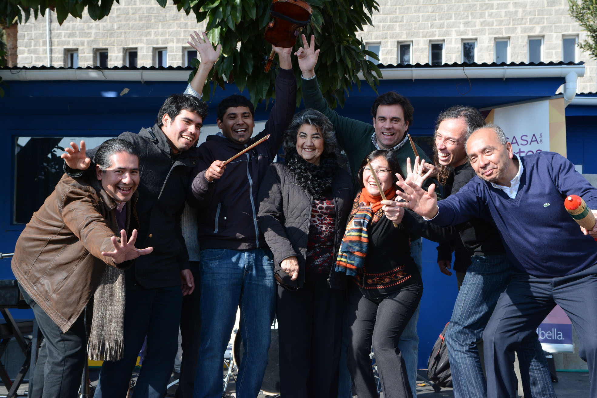 Exponentes de talleres musicales de la Casa de la Artes presentaron sus talentos a alcaldesa Virginia Reginato