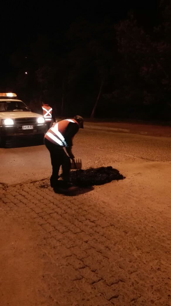 Municipio de Viña del Mar desarrolla operativos de bacheo en principales vías de acceso a la ciudad