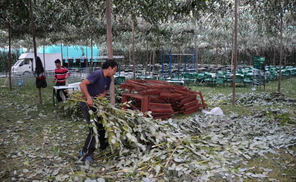 Imagen principal: Autoridades aprueban instalaciones para la gran Fiesta Criolla en el Sporting