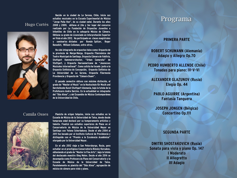 Municipalidad de Viña del Mar invita a concierto dúo Atma