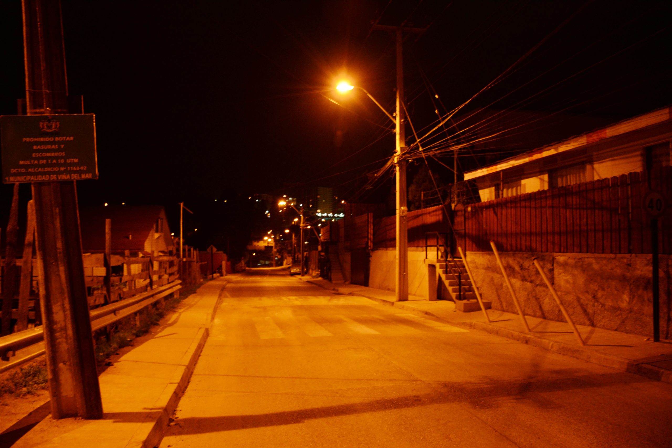 Municipio de Viña del Mar mejorará iluminación en  calles de sectores altos