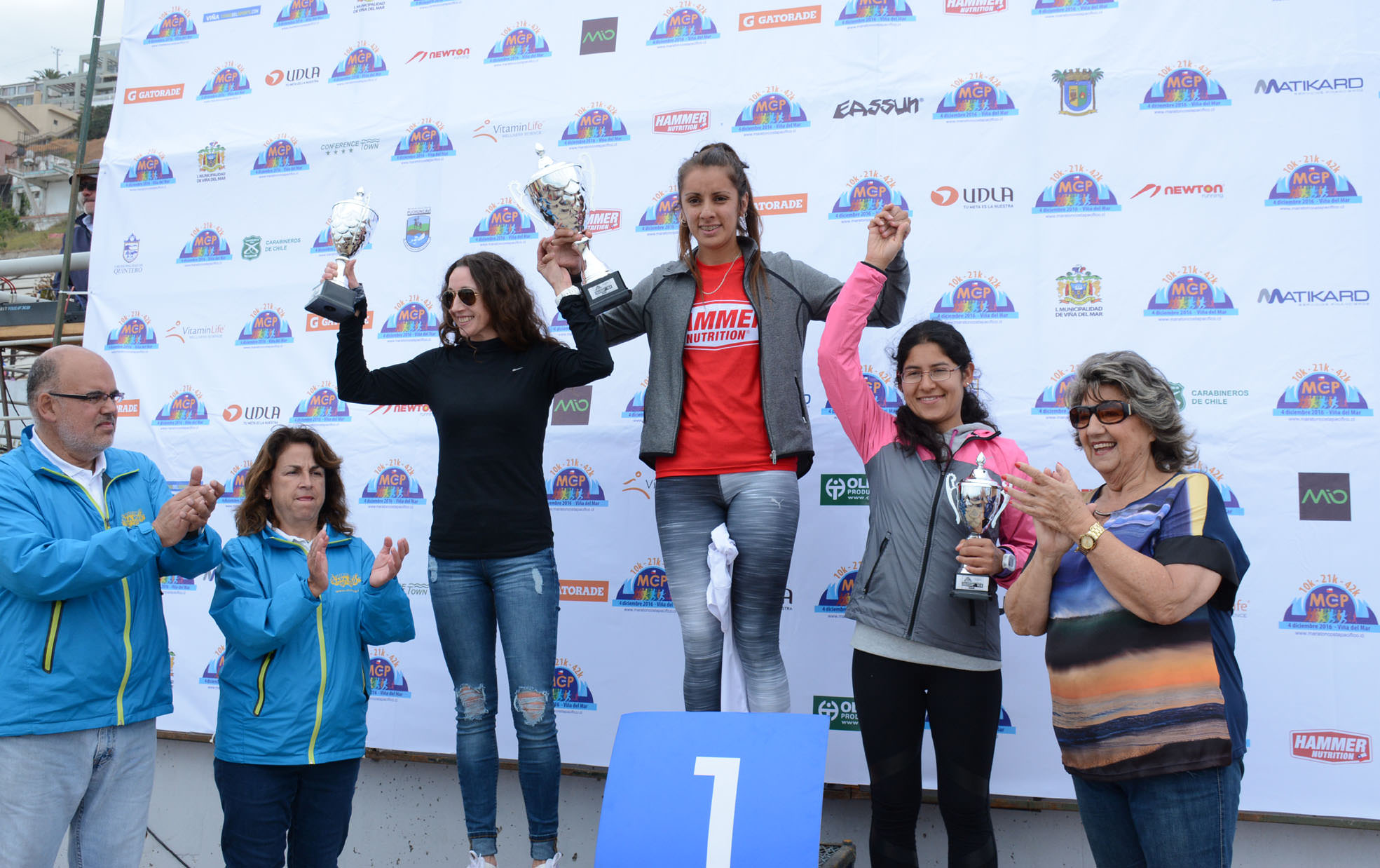 Premiación de Maratón Internacional Costa  Pacífico fue encabezada por alcaldesa Virginia Reginato