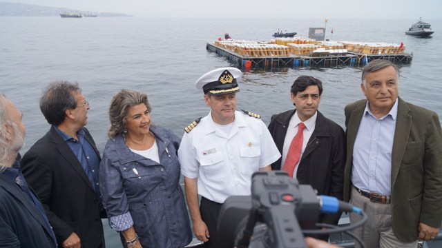 Fondeo de plataformas de lanzamiento para espectáculo Año Nuevo en el Mar, inspeccionó alcaldesa Virginia Reginato