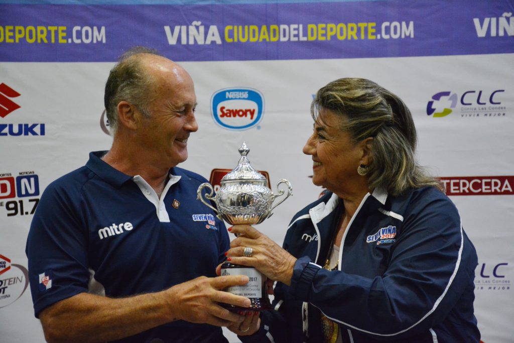 Imagen principal: Lanzamiento del Seven Viña, la fiesta del Rugby Mundial,  encabezó alcaldesa Virginia Reginato