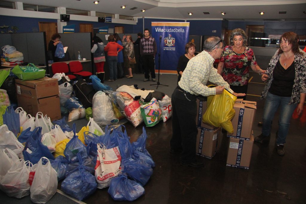 Municipalidad de Viña del Mar inicia campaña de ayuda a la zona sur