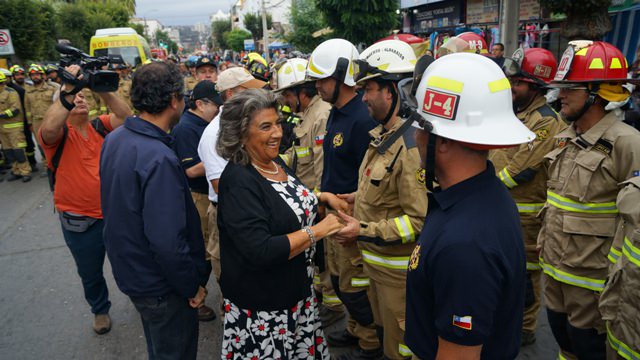 Imagen de la noticia: Alcaldesa Virginia Reginato, recepción fuerza conjunta
