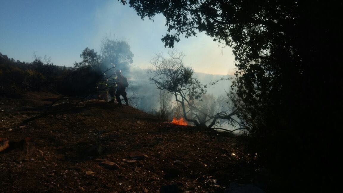 MUNICIPIO COLABORÓ CON CAMIONES ALJIBE EN COMBATE DE INCENDIOS