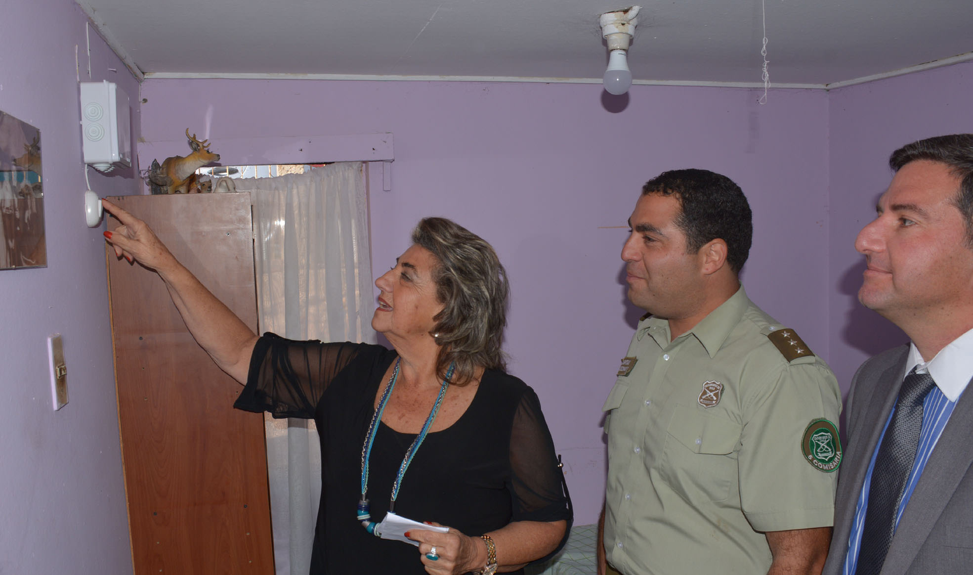 Con simulacro de “portonazo”, alcaldesa Virginia Reginato comprobó eficacia de sistema de alarmas comunitarias en Chorrillos