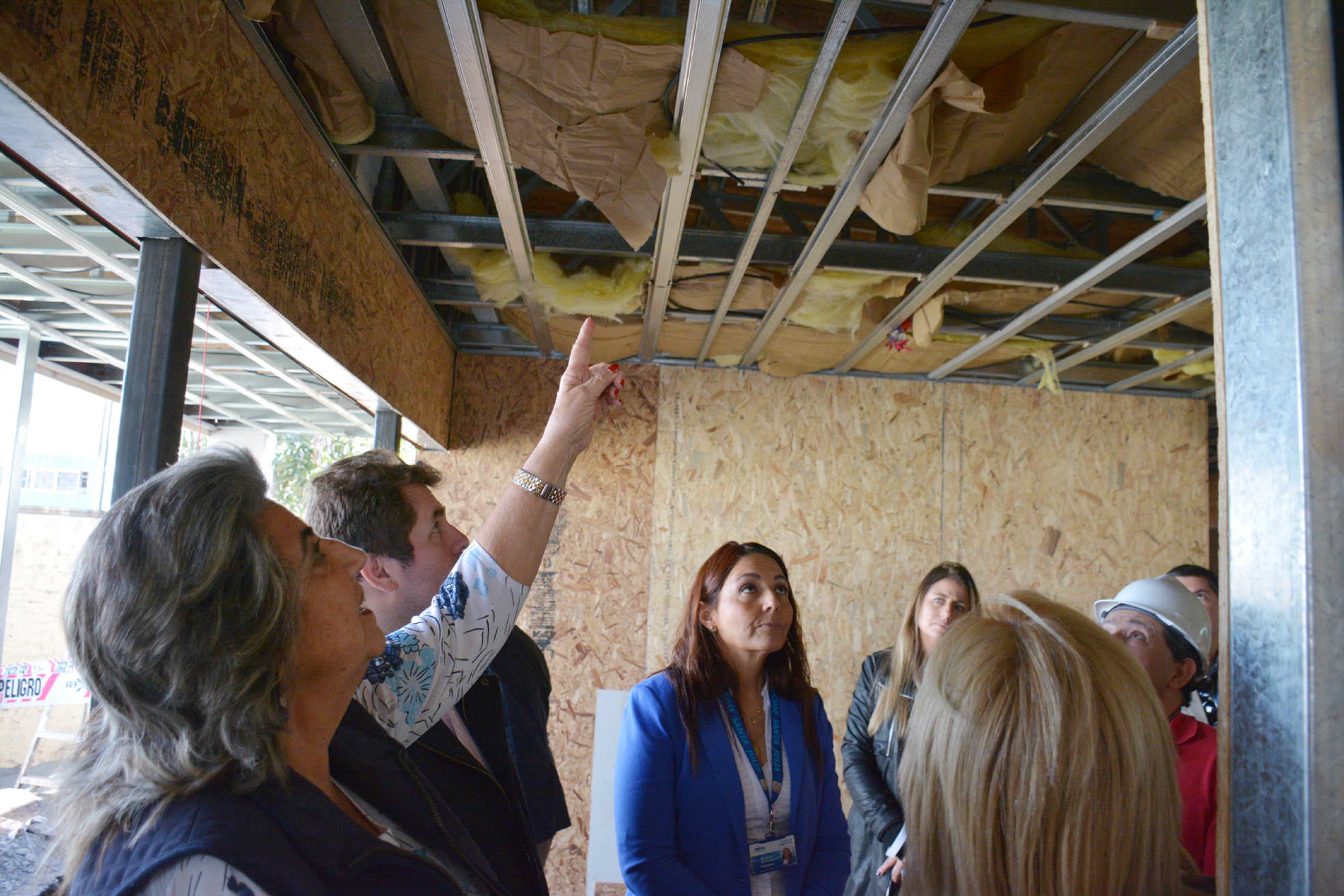 Obras de ampliación de Cecosf de Santa Julia fueron inspeccionadas por alcaldesa Virginia Reginato