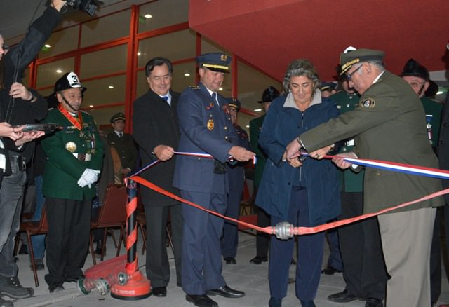 Inauguración de cuartel de  3ª Compañía Cuerpo de Bomberos de Viña del Mar encabezó alcaldesa Virginia Reginato