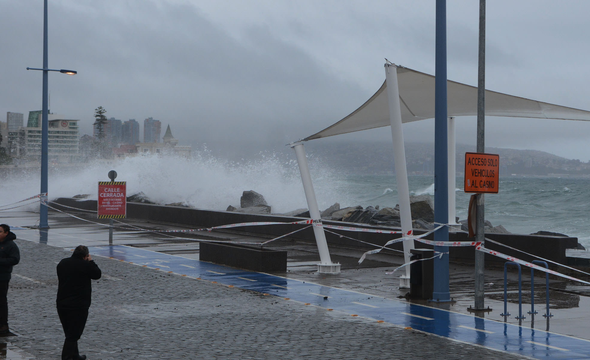 Municipio de Viña del Mar se mantiene alerta ante anuncio  de intenso sistema frontal