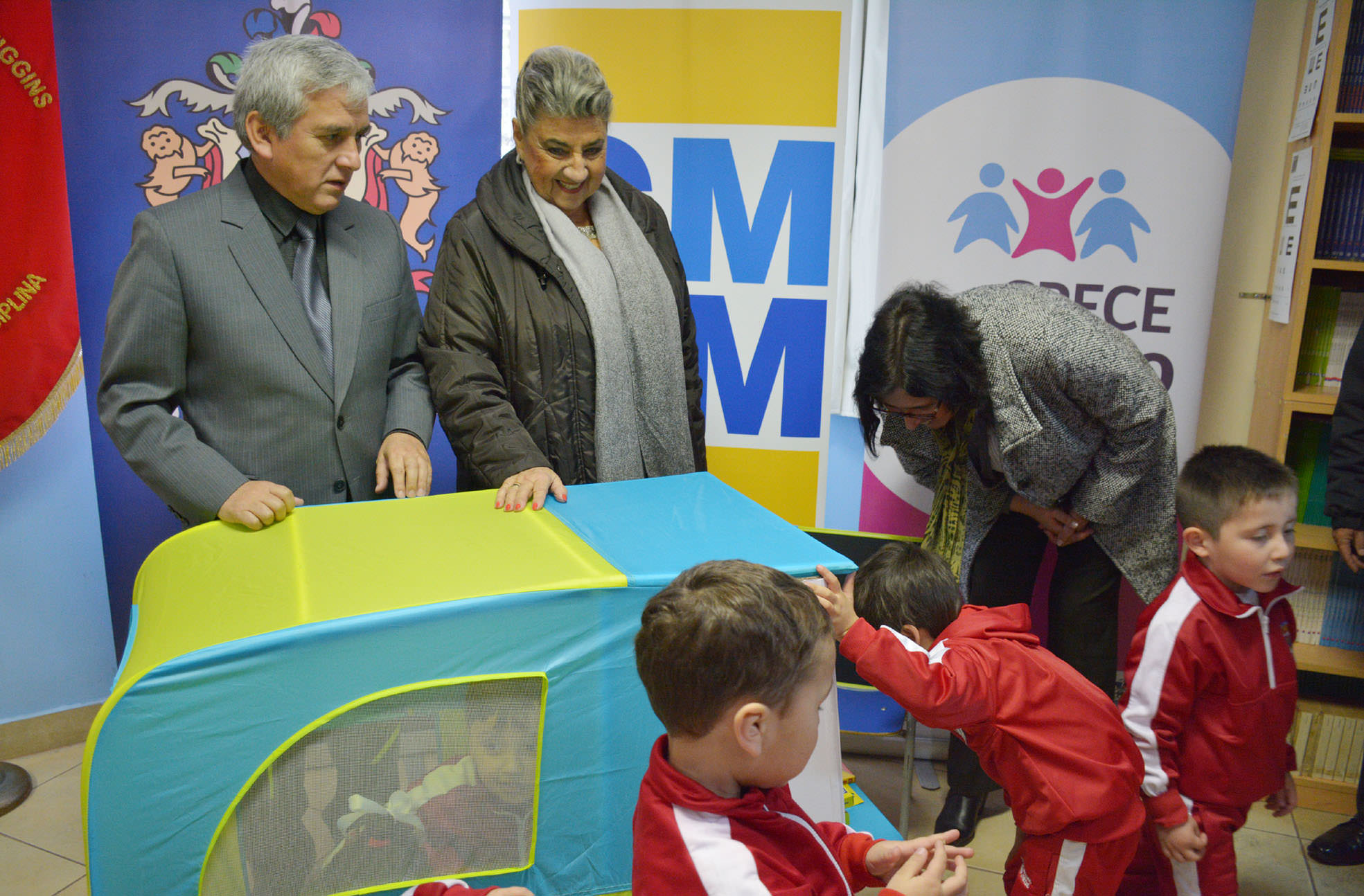 Promueven el desarrollo de niños  en etapa pre escolar de planteles  municipales de Viña del Mar con entrega de kits de Rincón de juegos