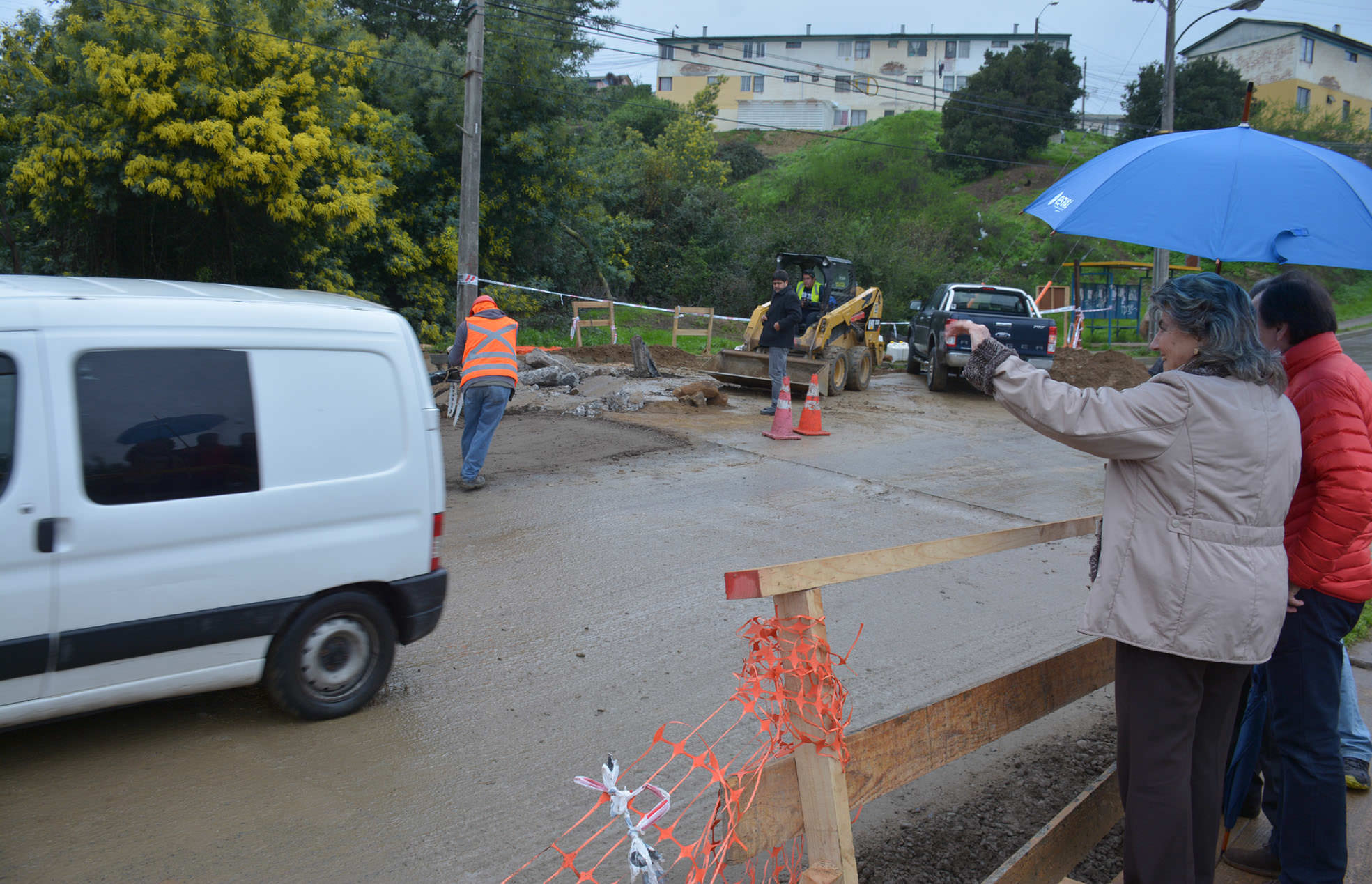 Municipio de Viña del Mar reparó socavón y restableció tránsito en El Olivar