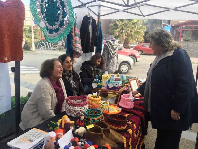 Delegación Municipal de Reñaca desarrolló atractiva exposición  de  lanas y tejidos