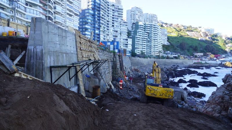 Reparación de  socavones  en Cochoa y Las Cañitas por parte del MOP destacó  alcaldesa Virginia Reginato