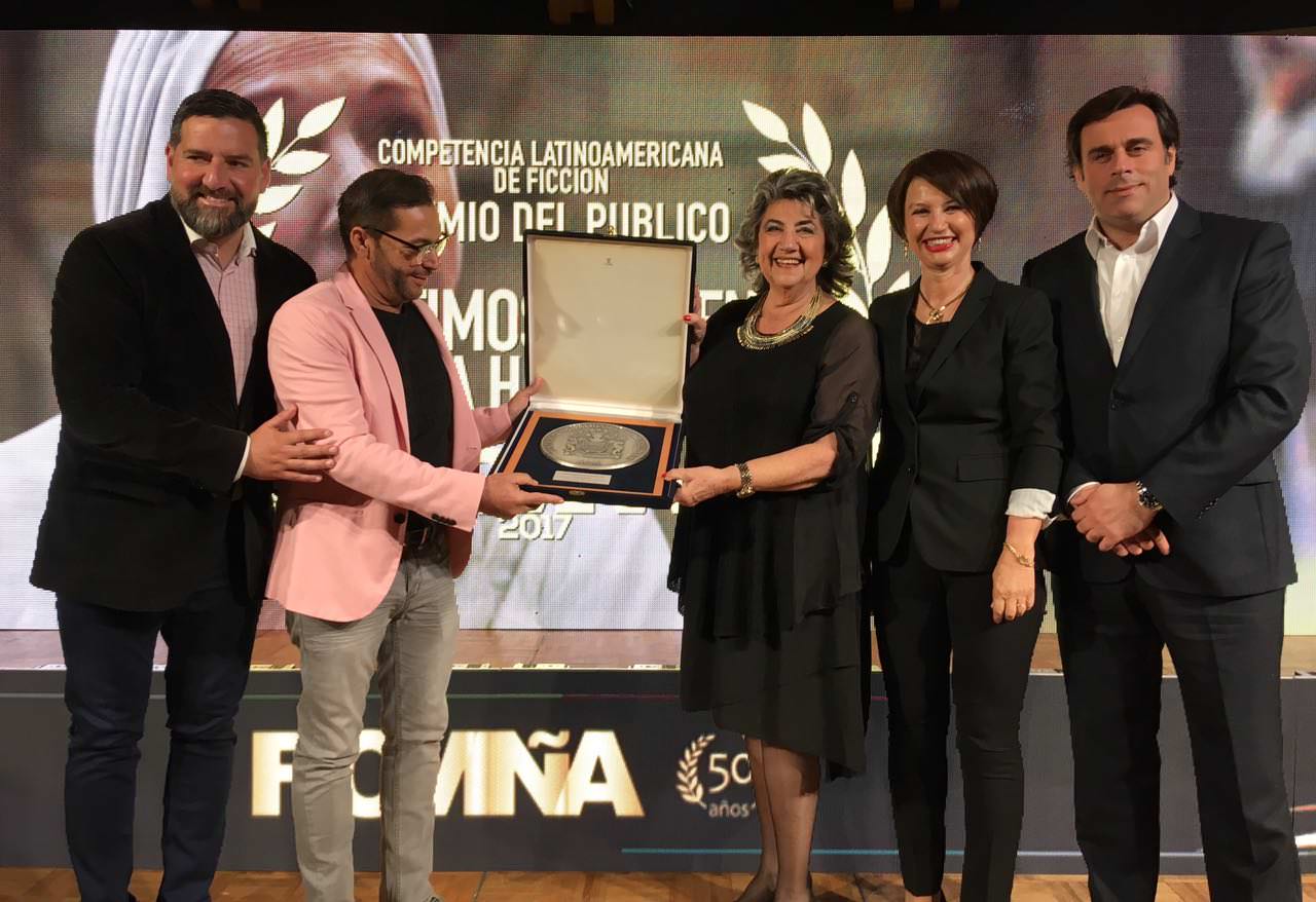 Alcaldesa Virginia Reginato, clausura FICVIÑA