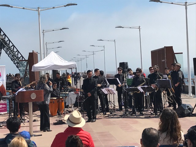 Gran atractivo generó intervención urbana organizada por la Municipalidad de Viña del Mar en Muelle Vergara