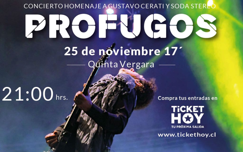 Imagen principal: Municipio  de Viña del Mar invita a tributo de Soda Stereo y Gustavo Cerati en la Quinta Vergara