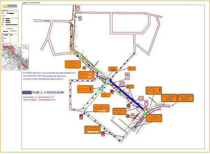 Municipalidad de Viña del Mar informa desvíos de tránsito por pavimentación  de último tramo de Av. Gómez Carreño