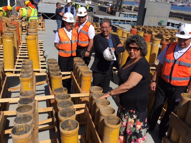 Inspección plataformas lanzamiento Año Nuevo