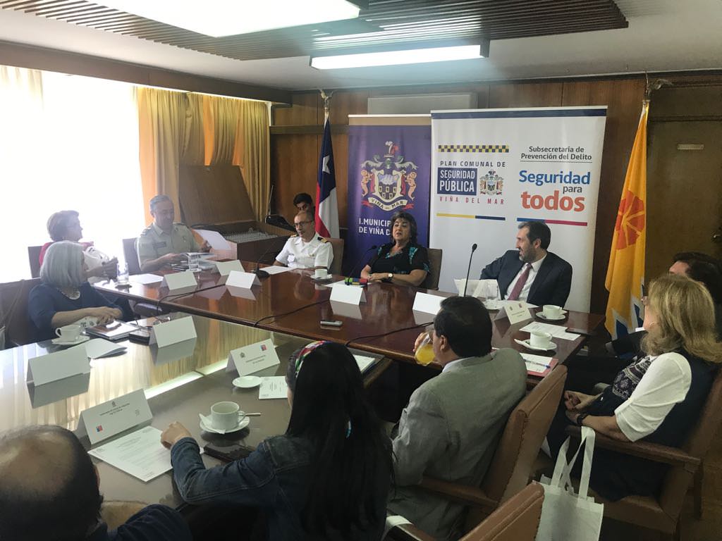 Consejo Comunal de Seguridad Pública de Viña del Mar realizó su primera sesión del año destacando labor de la Armada