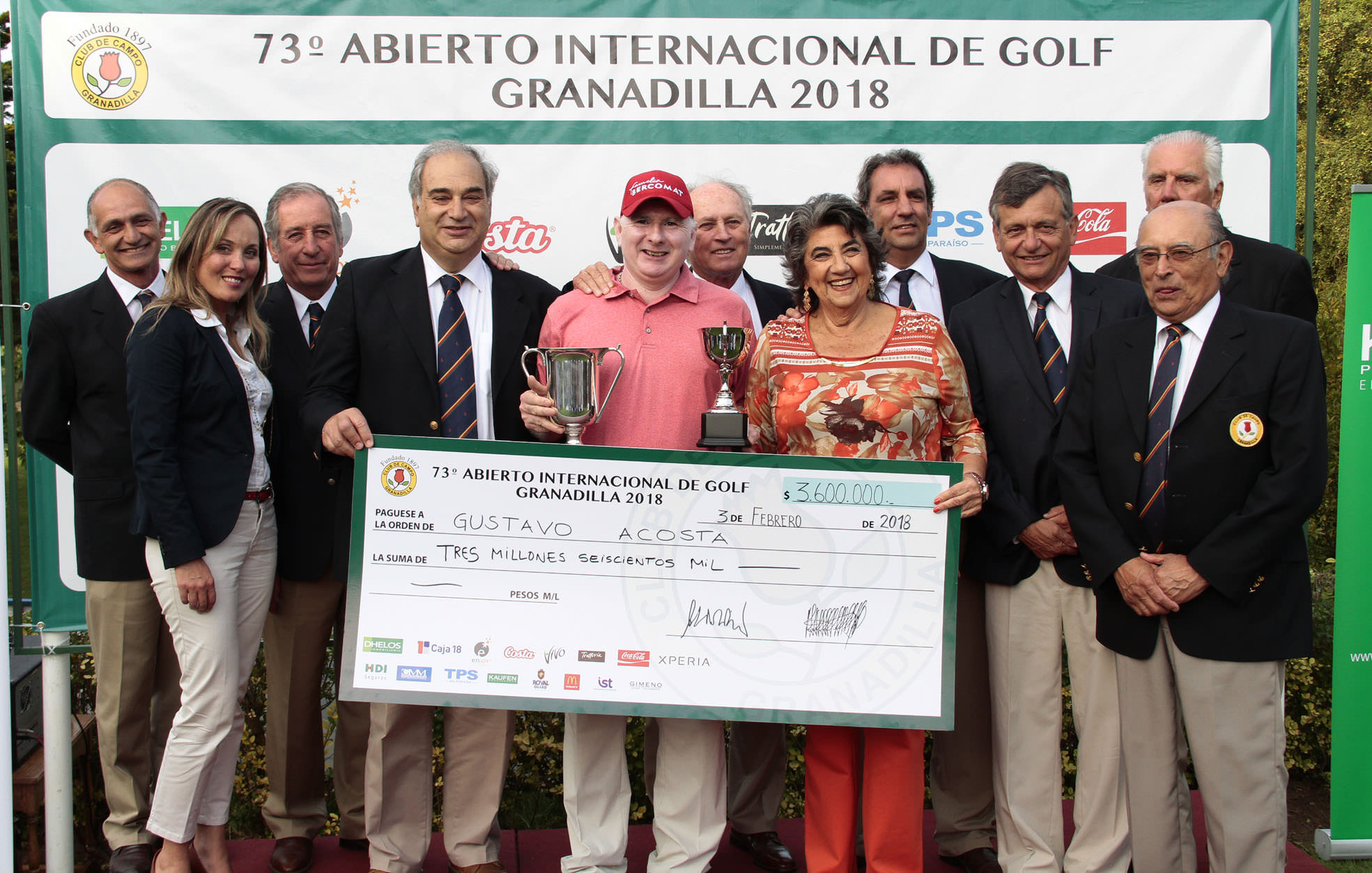 Gustavo Acosta se adjudicó la 73º versión del abierto internacional de Golf de Granadilla