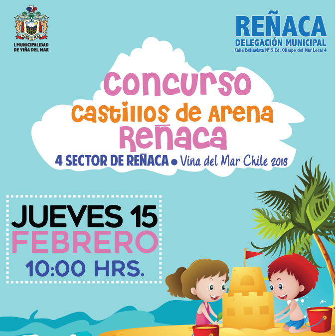 Municipio de Viña del Mar invita a tradicional  concurso de castillos de arena