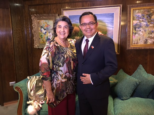 Futuro intendente de la V región se reunió con alcaldesa de Viña del Mar, Virginia Reginato