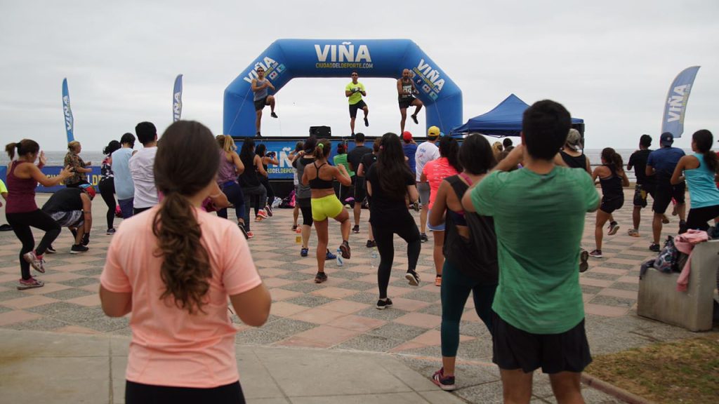 Imagen principal: En gloria y majestad retornaron al borde costero de Viña del Mar, las mañanas fitness