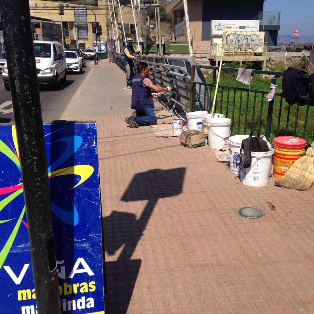 Intensos operativos de limpieza y embellecimiento de la ciudad ejecuta municipio de Viña del Mar