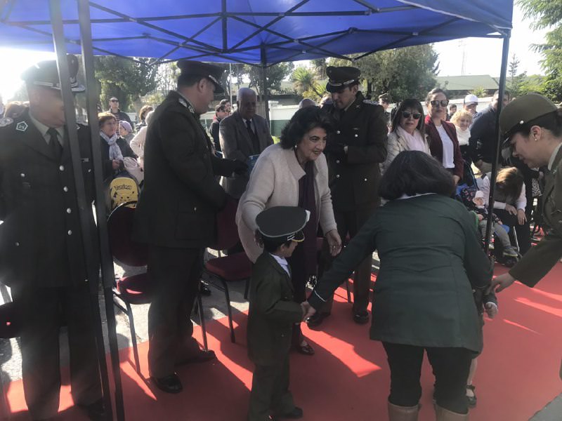 Comunidad de G. Carreño homenajeó a Carabineros en su 91º aniversario, con la presencia de alcaldesa Virginia Reginato