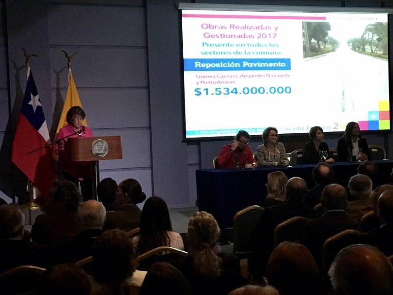 Con énfasis en nueva etapa de gestión municipal, alcaldesa  Virginia Reginato rindió Cuenta Pública 2017