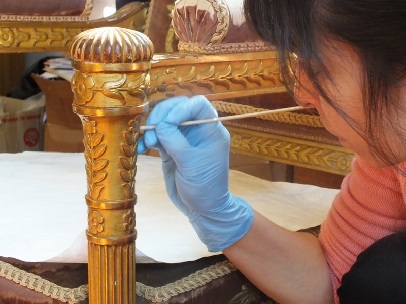 Municipio de Viña del Mar inicia proceso de restauración de importantes piezas del Palacio Rioja