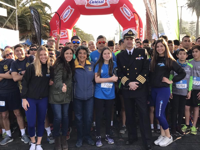 Con gran éxito se desarrolló en Viña del Mar corrida Bicentenario Armada de Chile