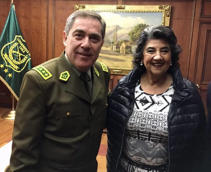 Acelerar gestiones para construir Comisaría en Forestal solicitó alcaldesa Virginia Reginato a Director General de Carabineros