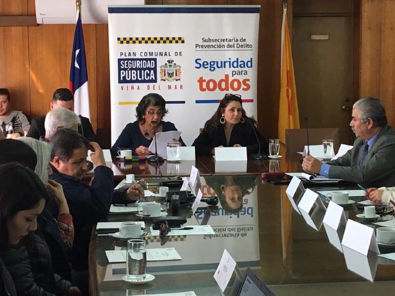 Consejo Comunal de Seguridad pública de Viña del Mar presentó nuevos proyectos para mejorar iluminación en barrios de la ciudad