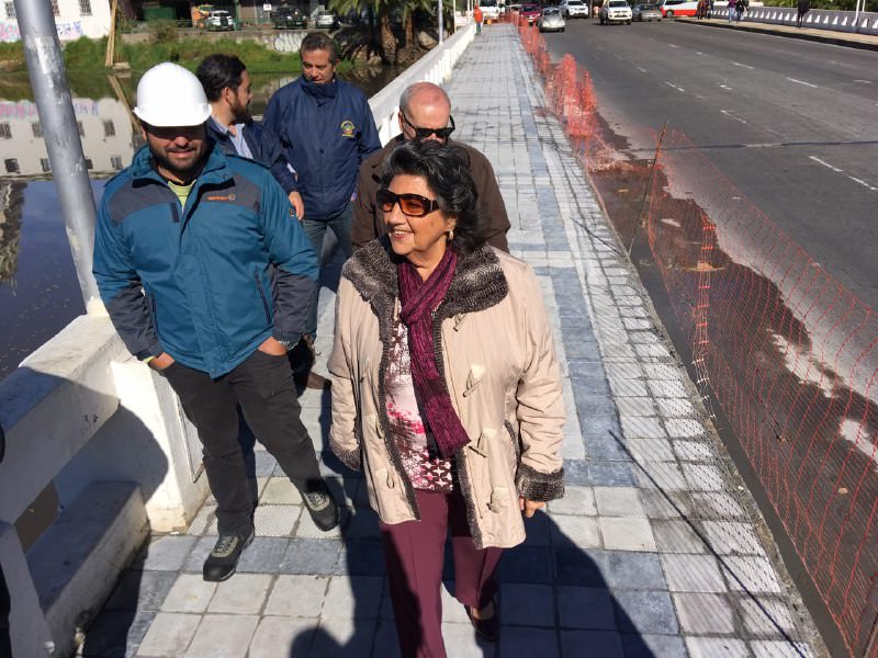 Reposición aceras puentes